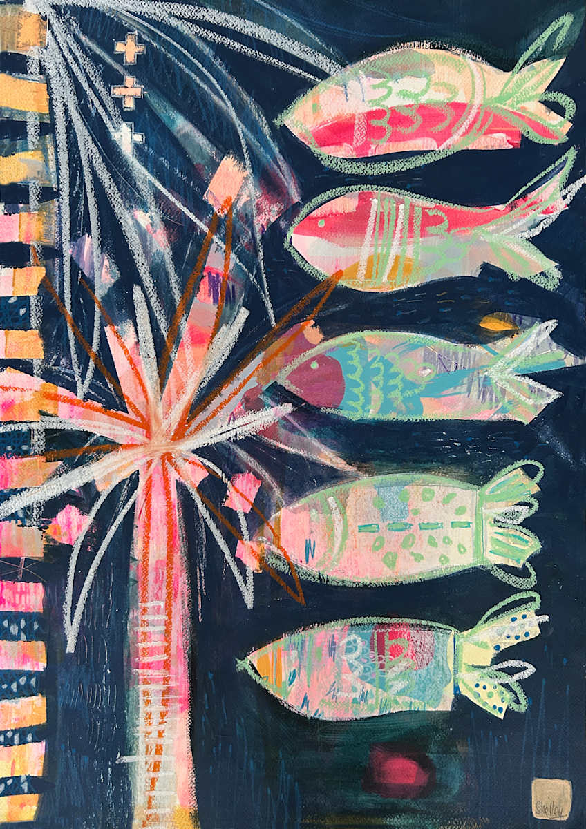 Where we swim, we grow by Shelley Wales 