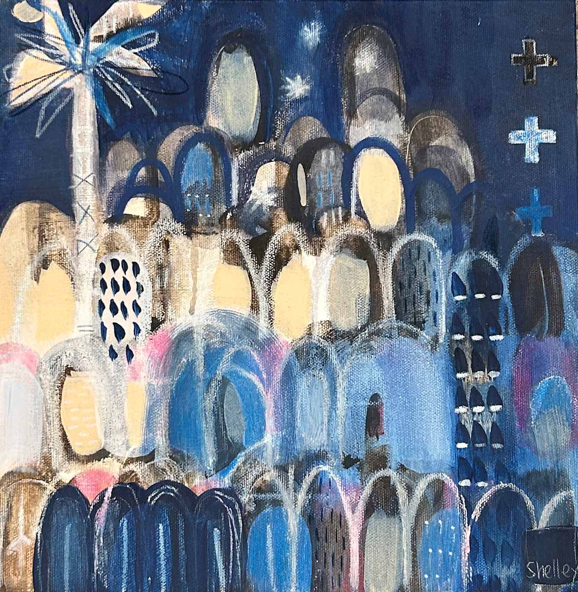 By the light of an indigo moon by Shelley Wales 