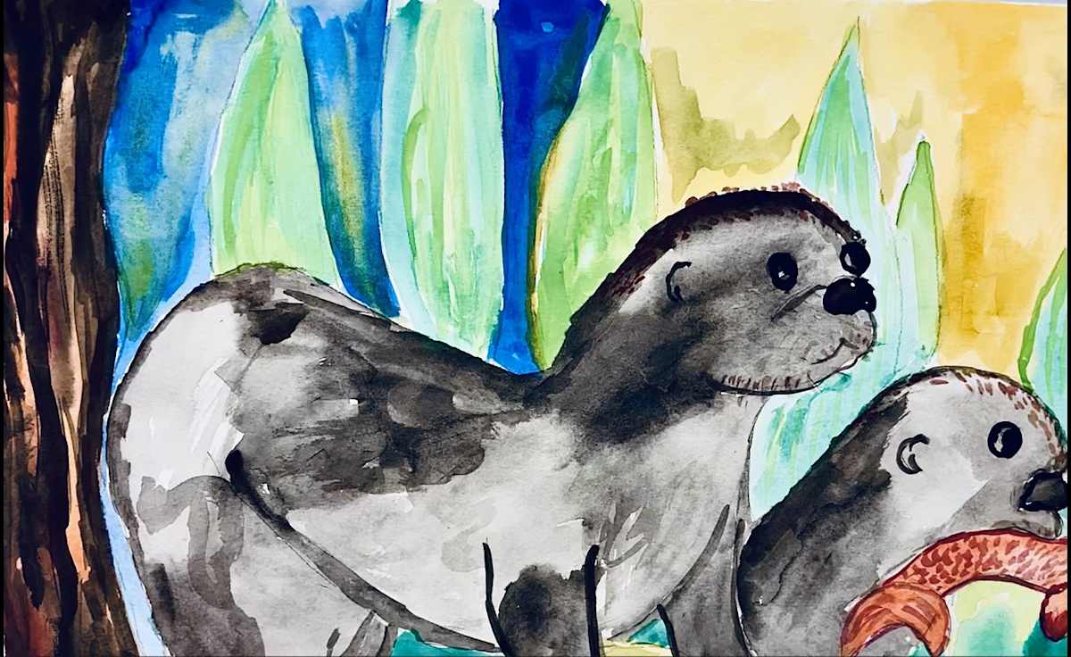 River Otters by Aaryan S  Image: River Otters