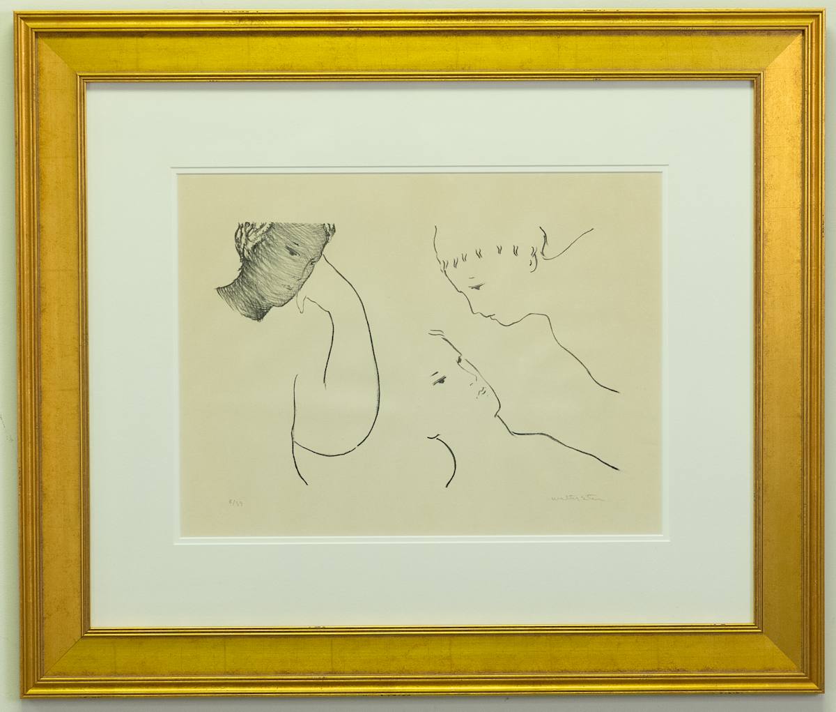 A study of faces by Walter Stein 