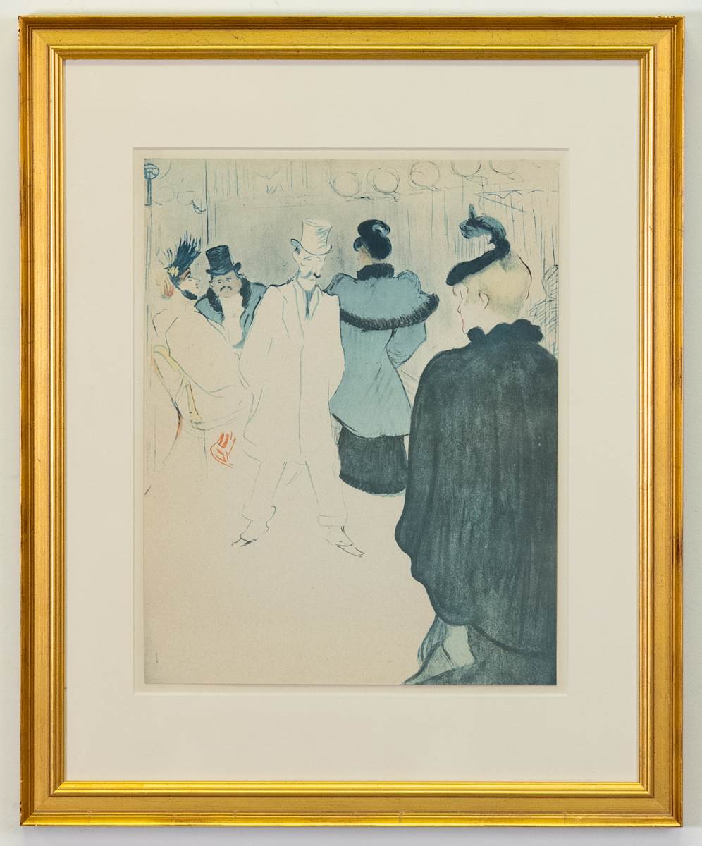 Au Moulin Rouge, 1894 by Henri de Toulouse-Lautrec (after) 