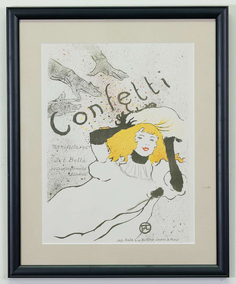 Confetti, 1894 by Henri de Toulouse-Lautrec (after), Image 1.
