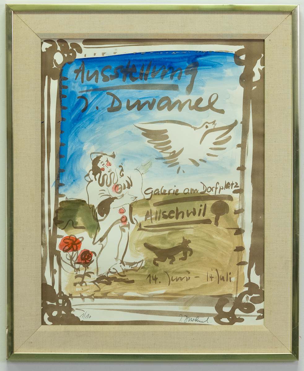 European Exhibition Lithograph Poster by Duwanee 