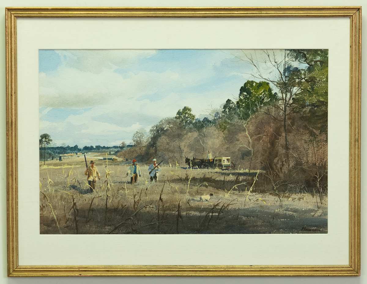 Florida Quail Shooting by Ogden M. Pleissner 