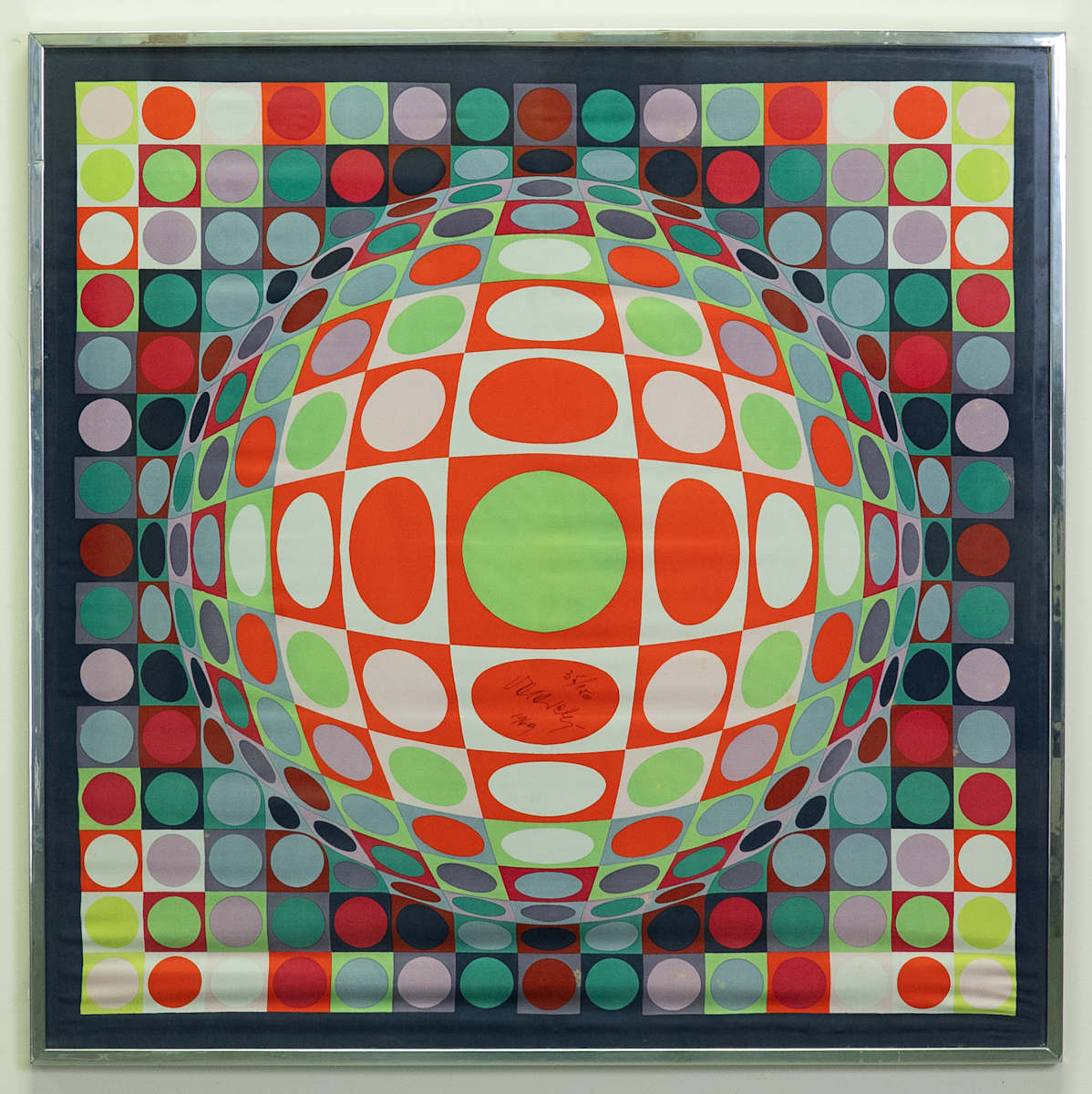 Geometric Design/Abstract Composition by Victor Vasarely 