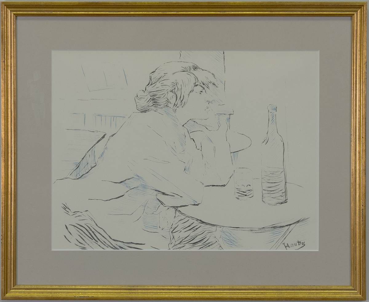 La Beveuse, 1889 by Henri de Toulouse-Lautrec (after) 