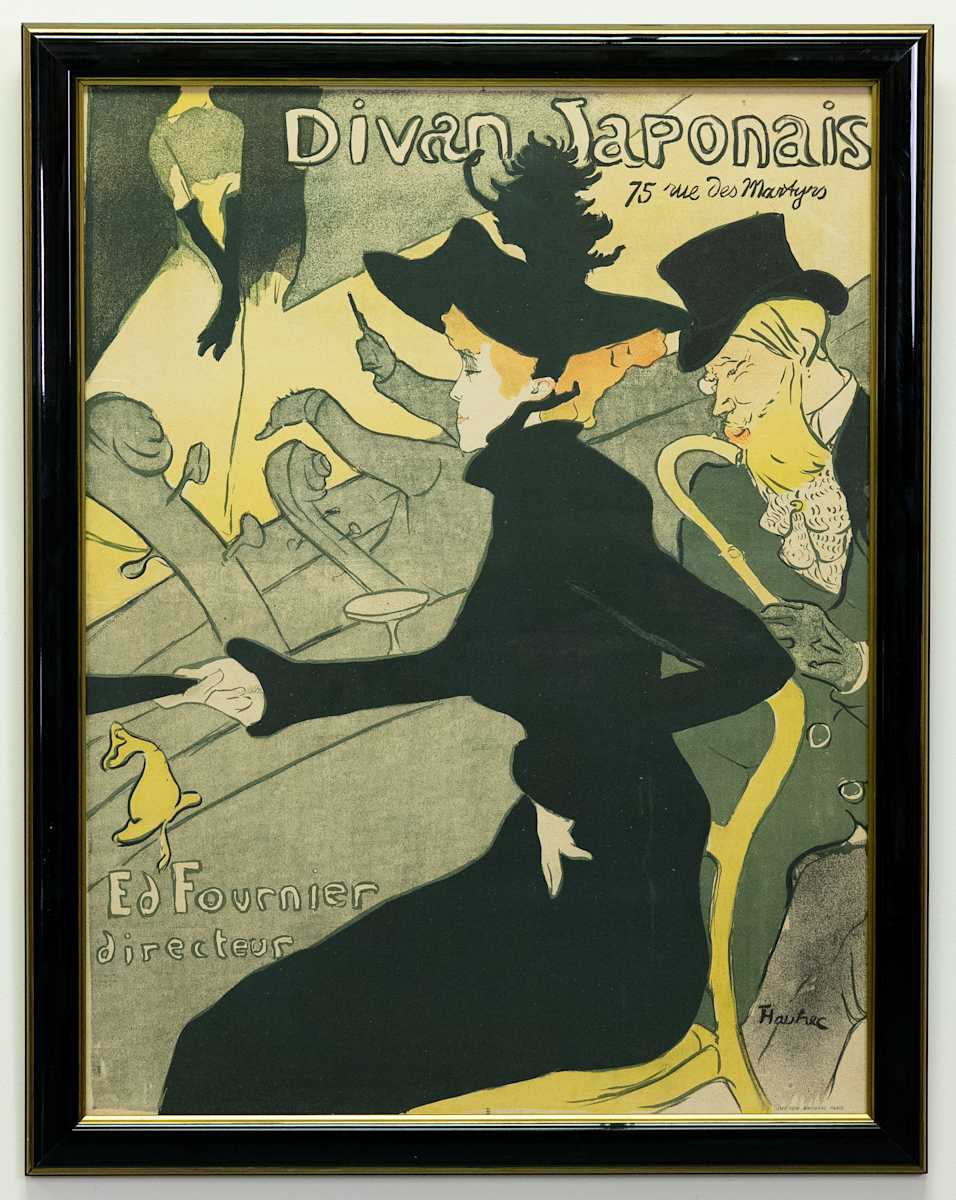Le Divan Japonais by Henri de Toulouse-Lautrec 