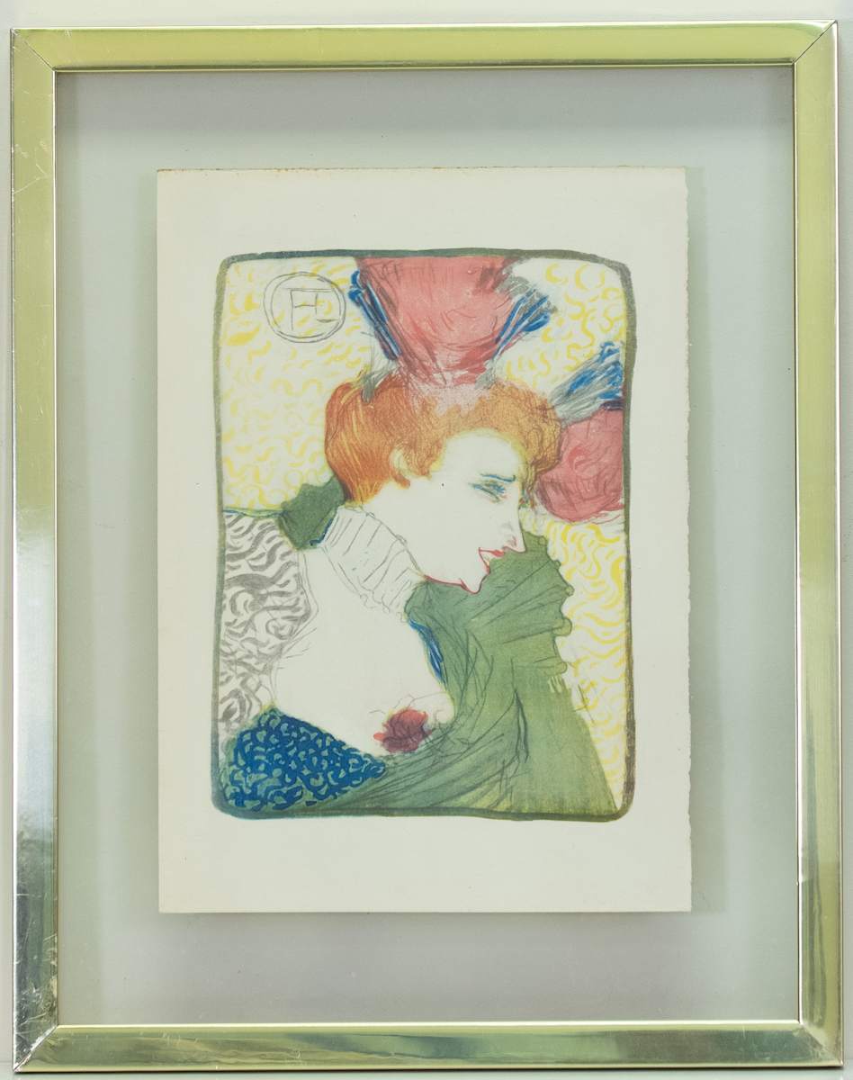 Marcelle Lender en Buste by Henri de Toulouse-Lautrec (after), Image 1.
