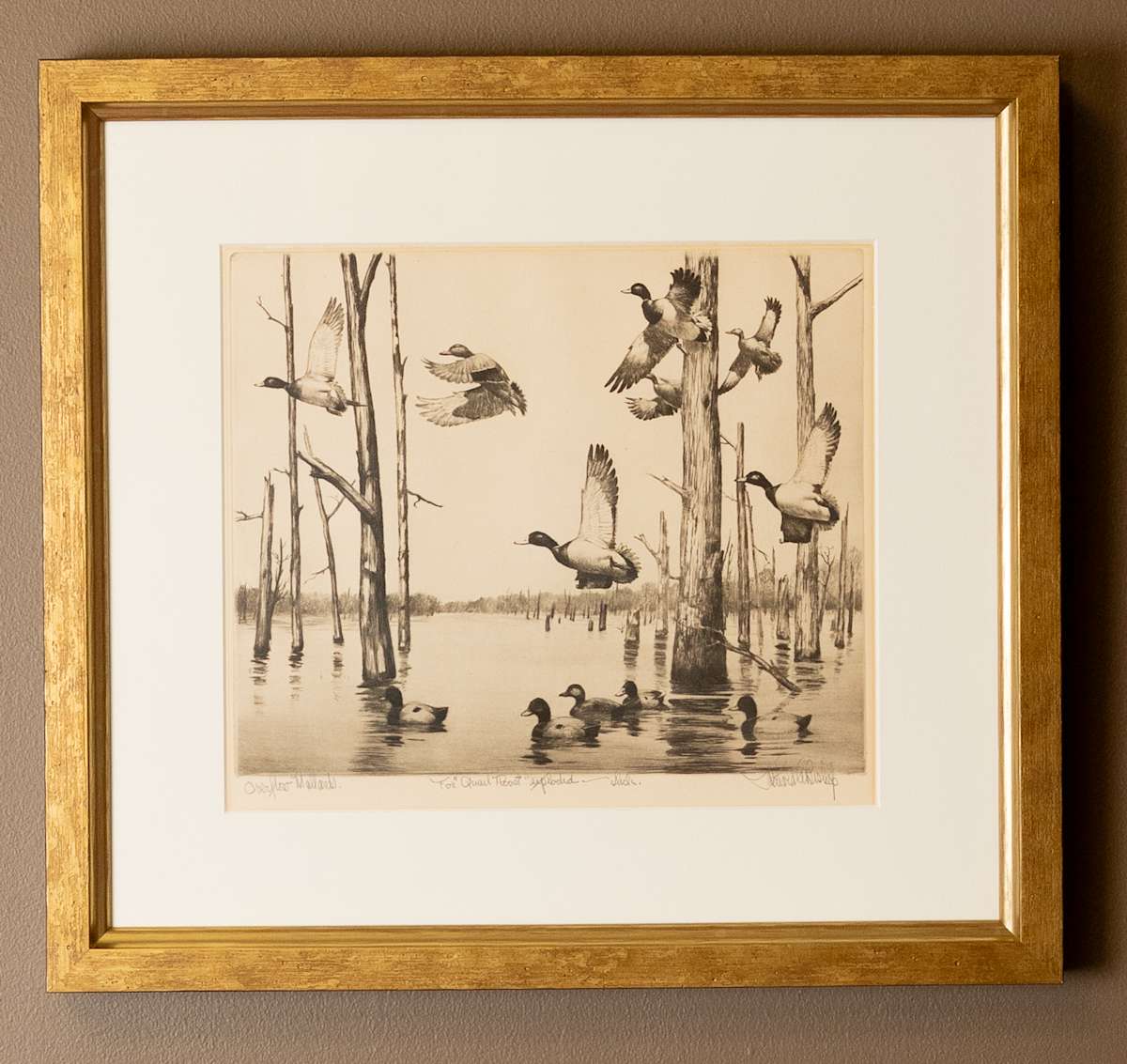 Overflow Mallards by Richard Evett Bishop, Image 1.