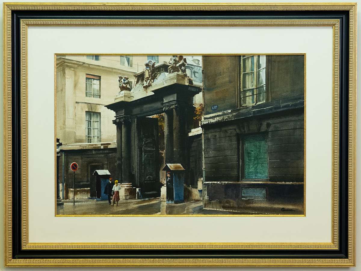 Paris Portal by Ogden M. Pleissner 