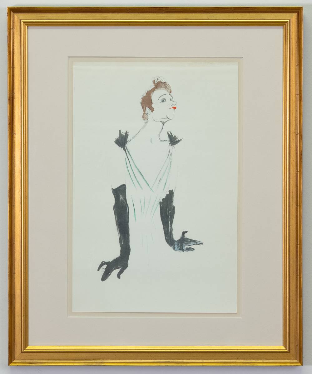 Yvette Guilbert, 1894 by Henri de Toulouse-Lautrec (after) 