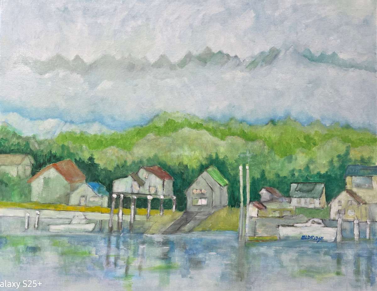 "FISHING VILLAGE" by Thomas Eldridge, Image 1.