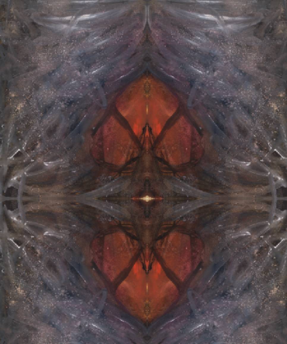 Bound Hearts Mirrored Giclee" Matted and Framed by Janet Miller  Image: "We Are With You, We Love You" Page 91-93