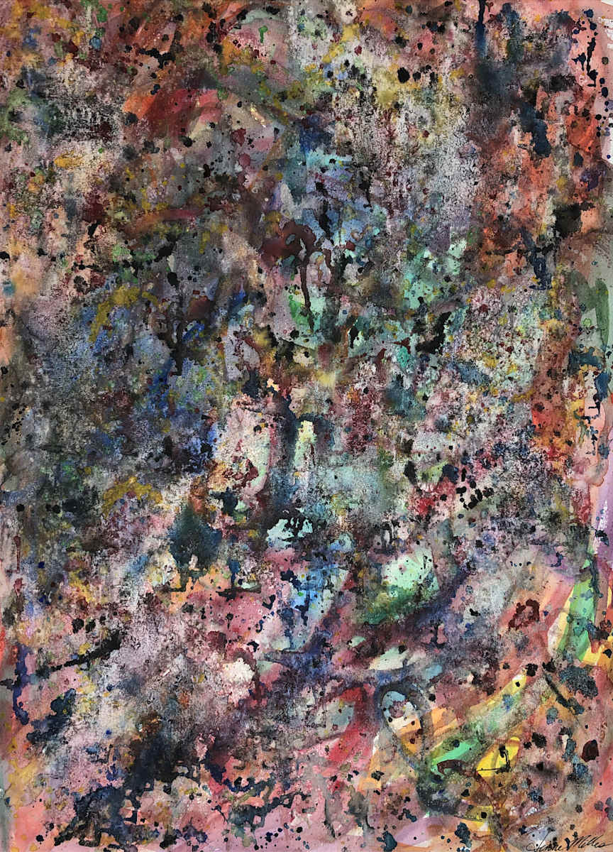 Triumphant Original Watercolor by Janet Miller 