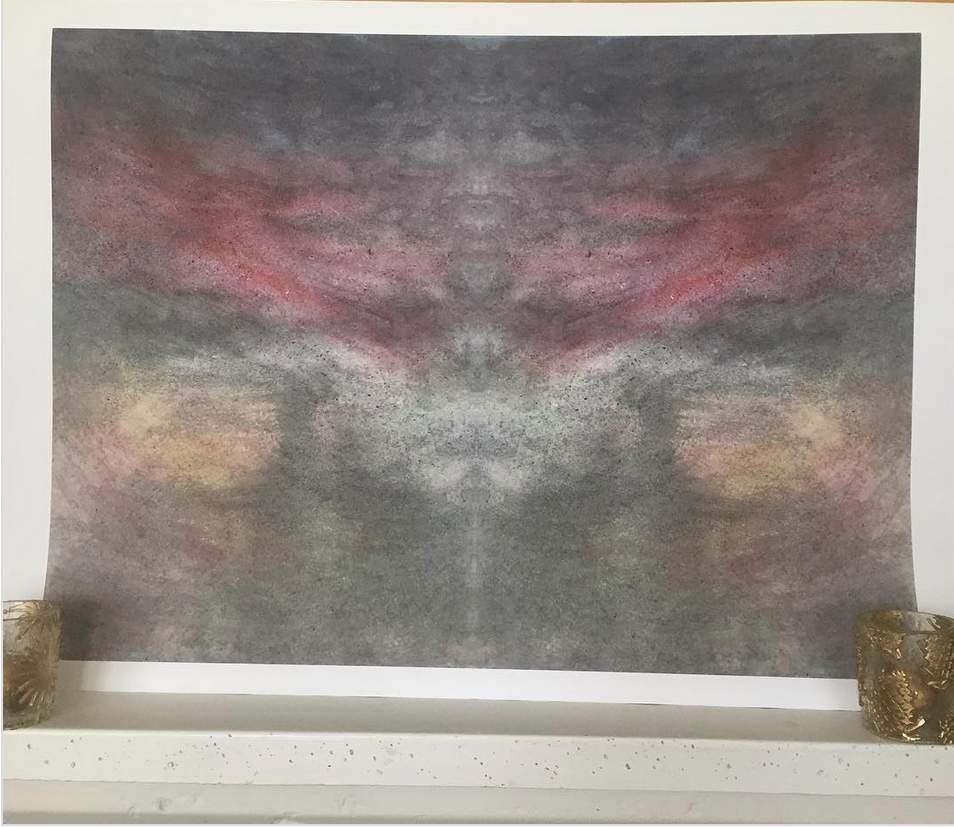 Representation of Spirit Mirrored Once Giclee' on Poster Paper by Janet Miller 