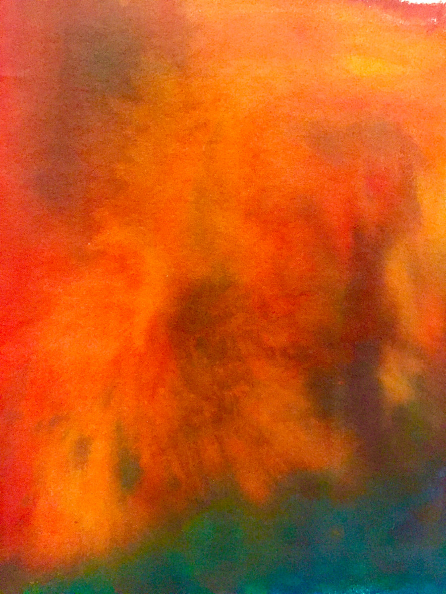 Smiling Sage Original Giclee' on Art Paper by Janet Miller 