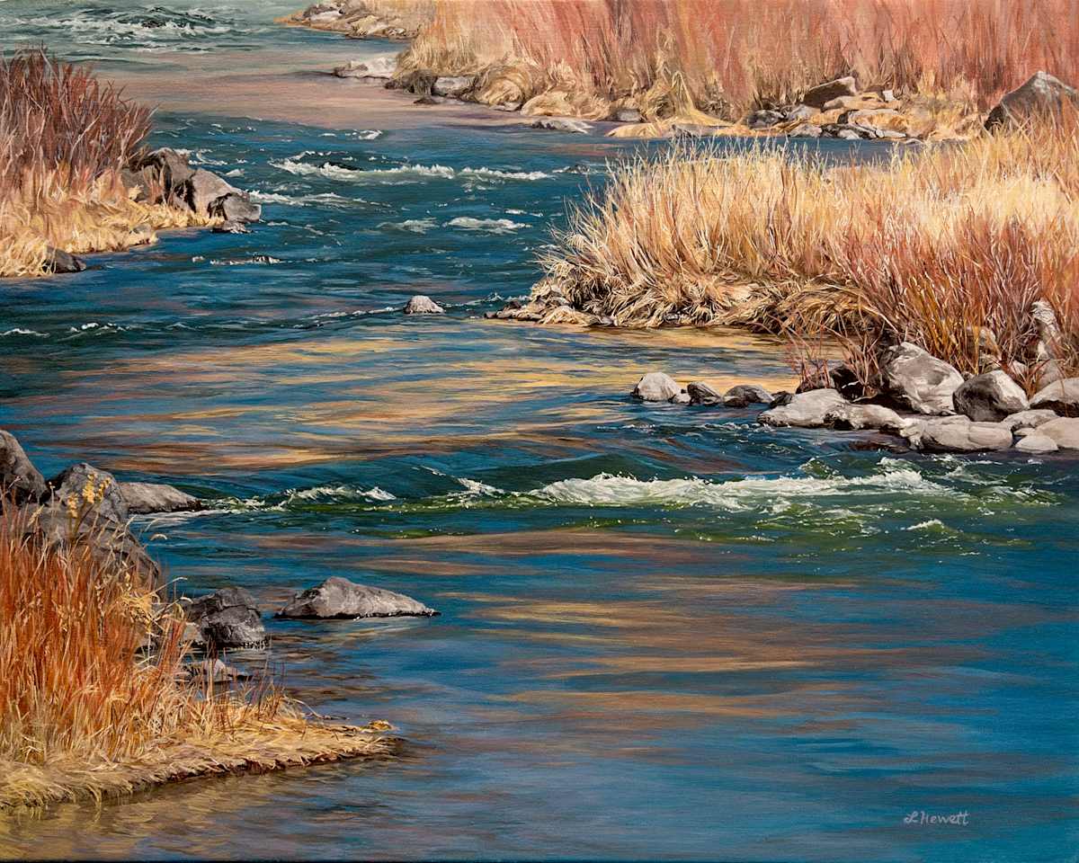 Fire River I by Lisa Hewett, Image 1.