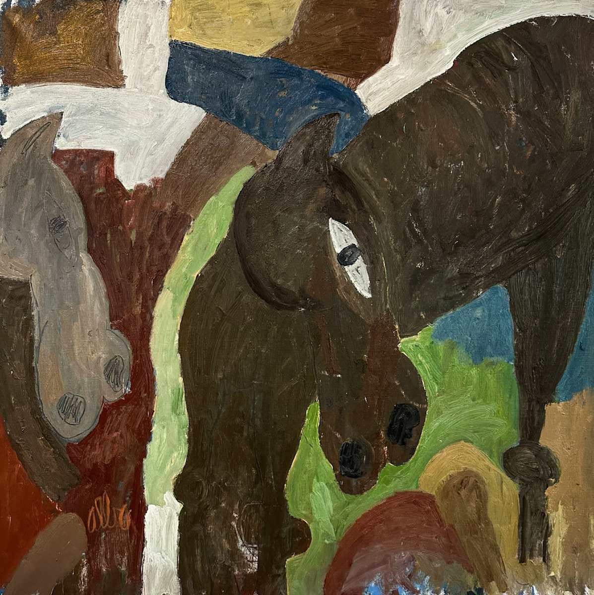 A Horse And Its Ghost by andrew alba 