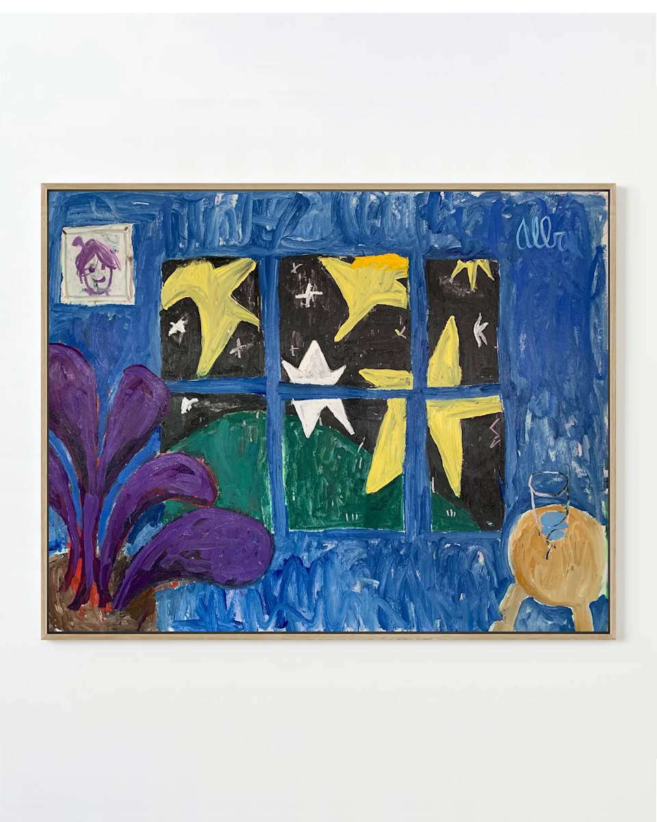 Window in Blue by andrew alba 