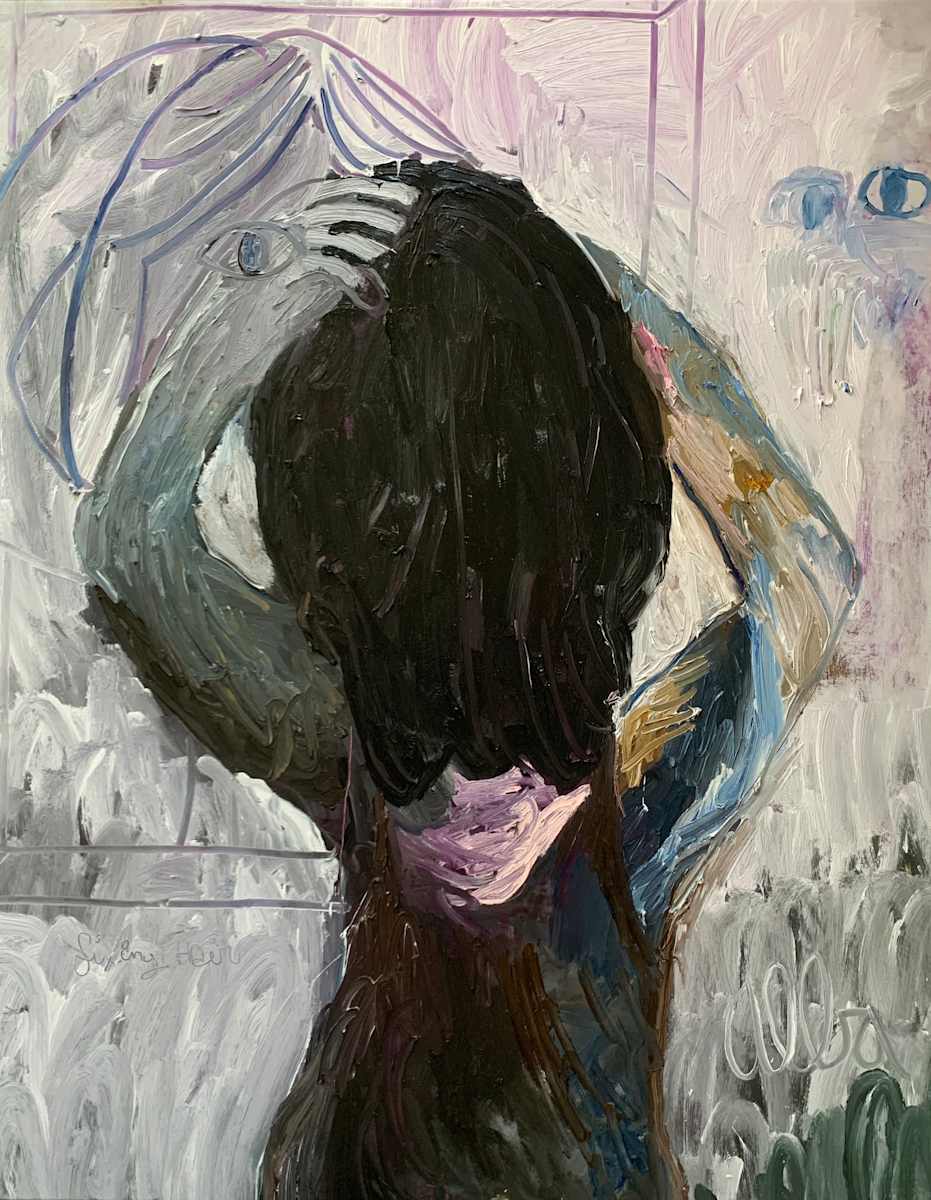 Fixing Hair by andrew alba 