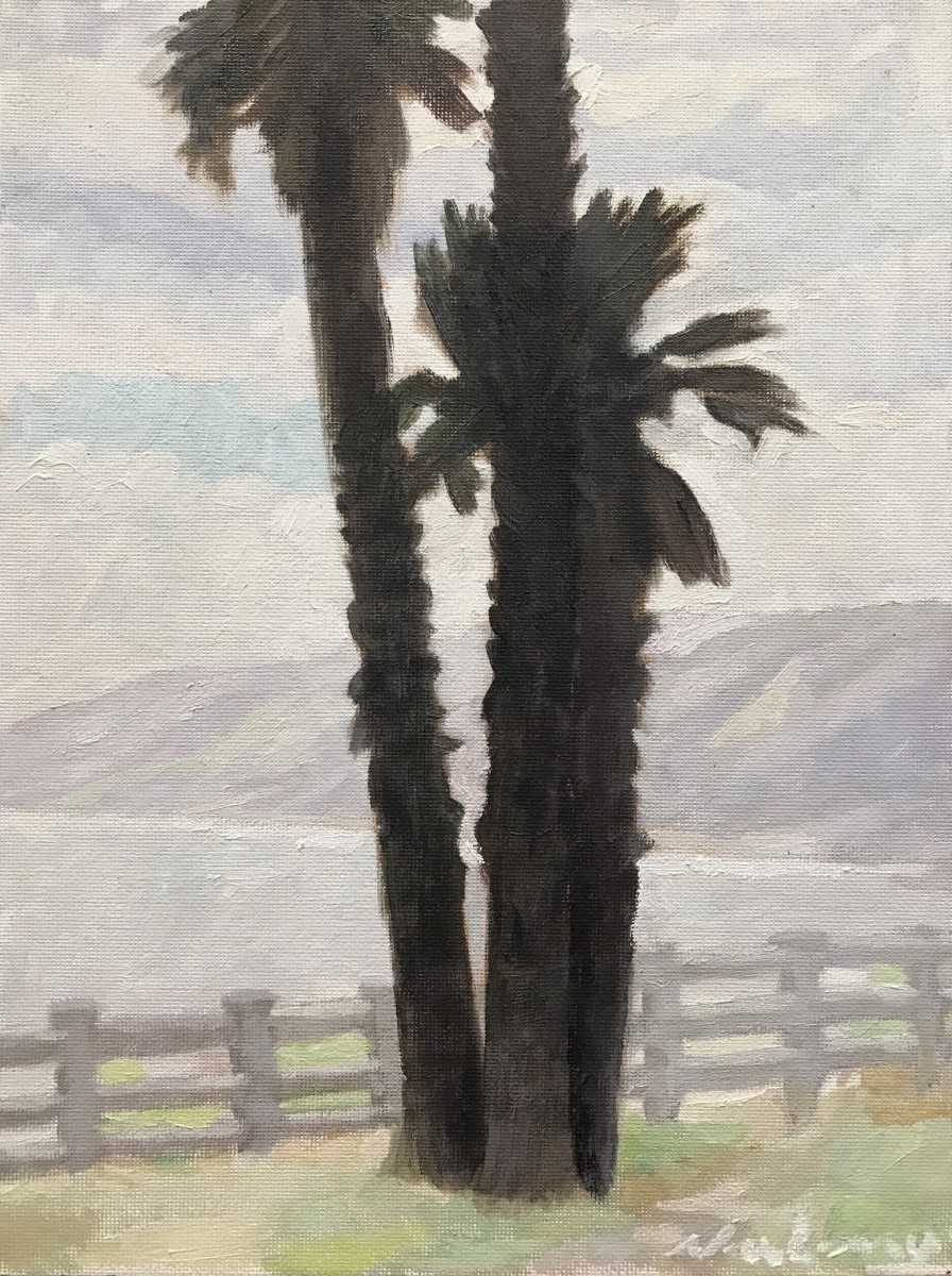 Three Palms by Michael Newberry 