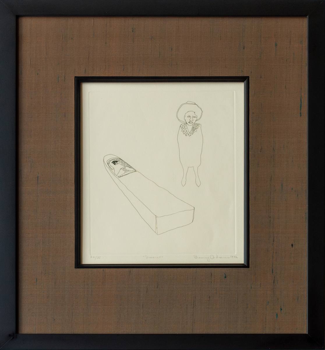 Funeral by Benny Andrews, Image 1.