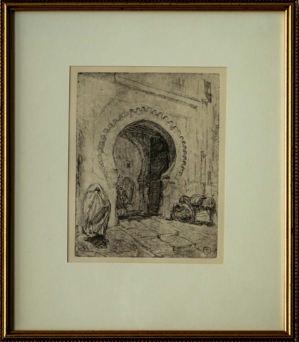 Gateway in Tangiers by Henry Ossawa Tanner, Image 11.