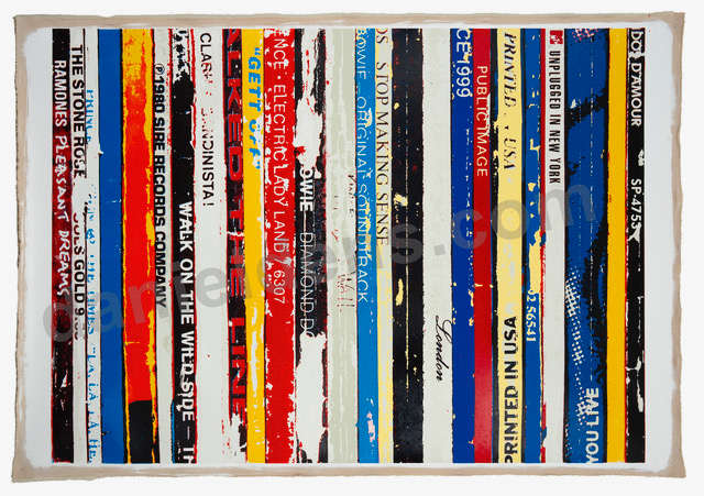 Vinyl Spines by Daniel Dens 
