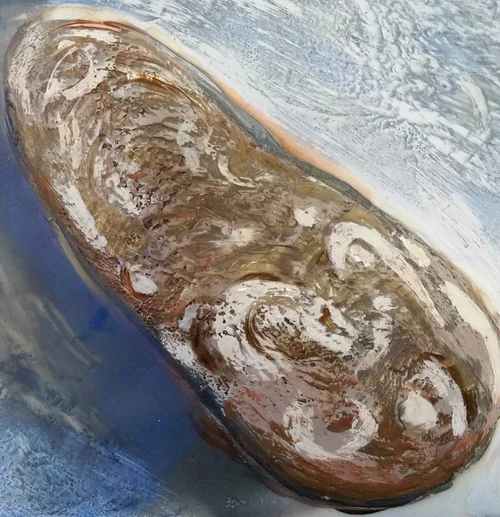 Rocks I Have Known: Potato by Phyllis Bryce Ely  Image: rock portrait, potato