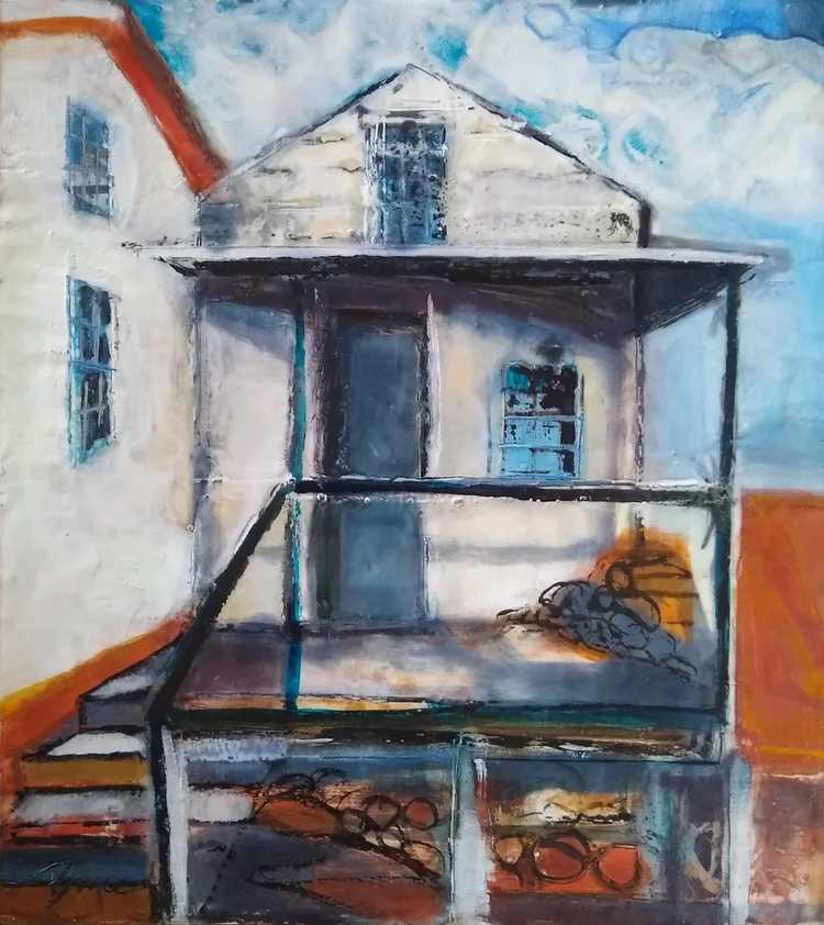 Apothecary Porch, GVCM by Phyllis Bryce Ely  Image: Genesee Village County Museum, Apothecary Porch