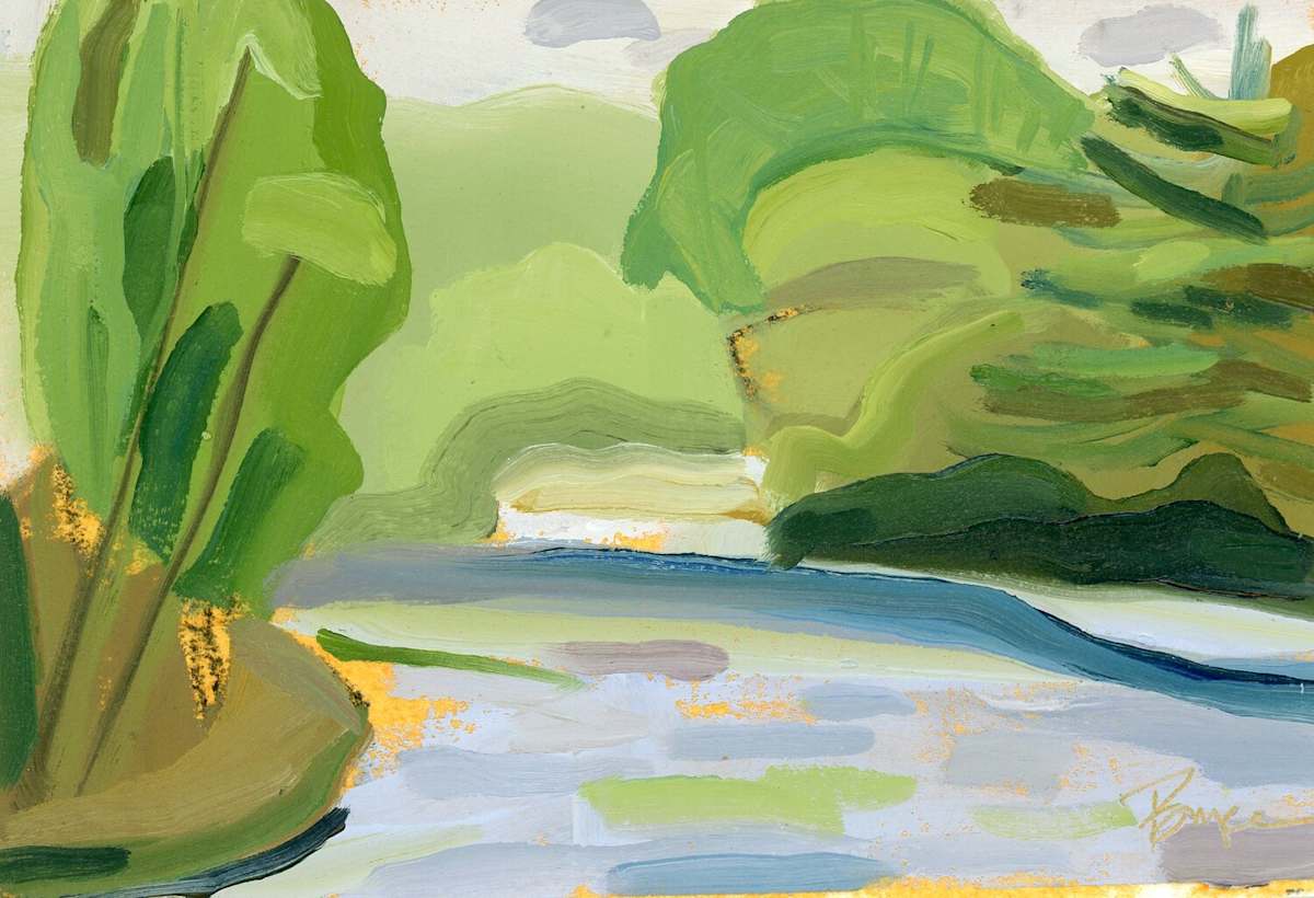 Lake Eastman Moment by Phyllis Bryce Ely  Image: plein air at Durand Eastman Park