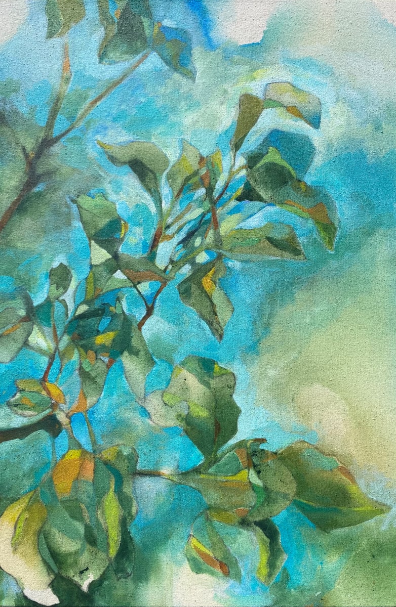 Practicing Presence  Image: Acrylic on Canvas
24” x 36”

This painting began in my backyard sitting in front my pear tree, welcoming stillness and the moment's invitation to practice becoming present to life.