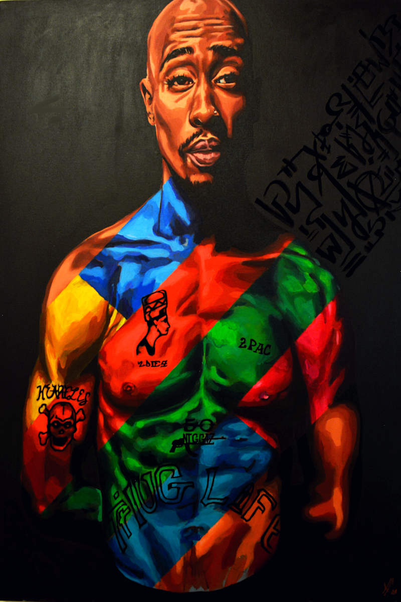 22.12 | tupac shakur by Yvonne Ferguson, Image 2.