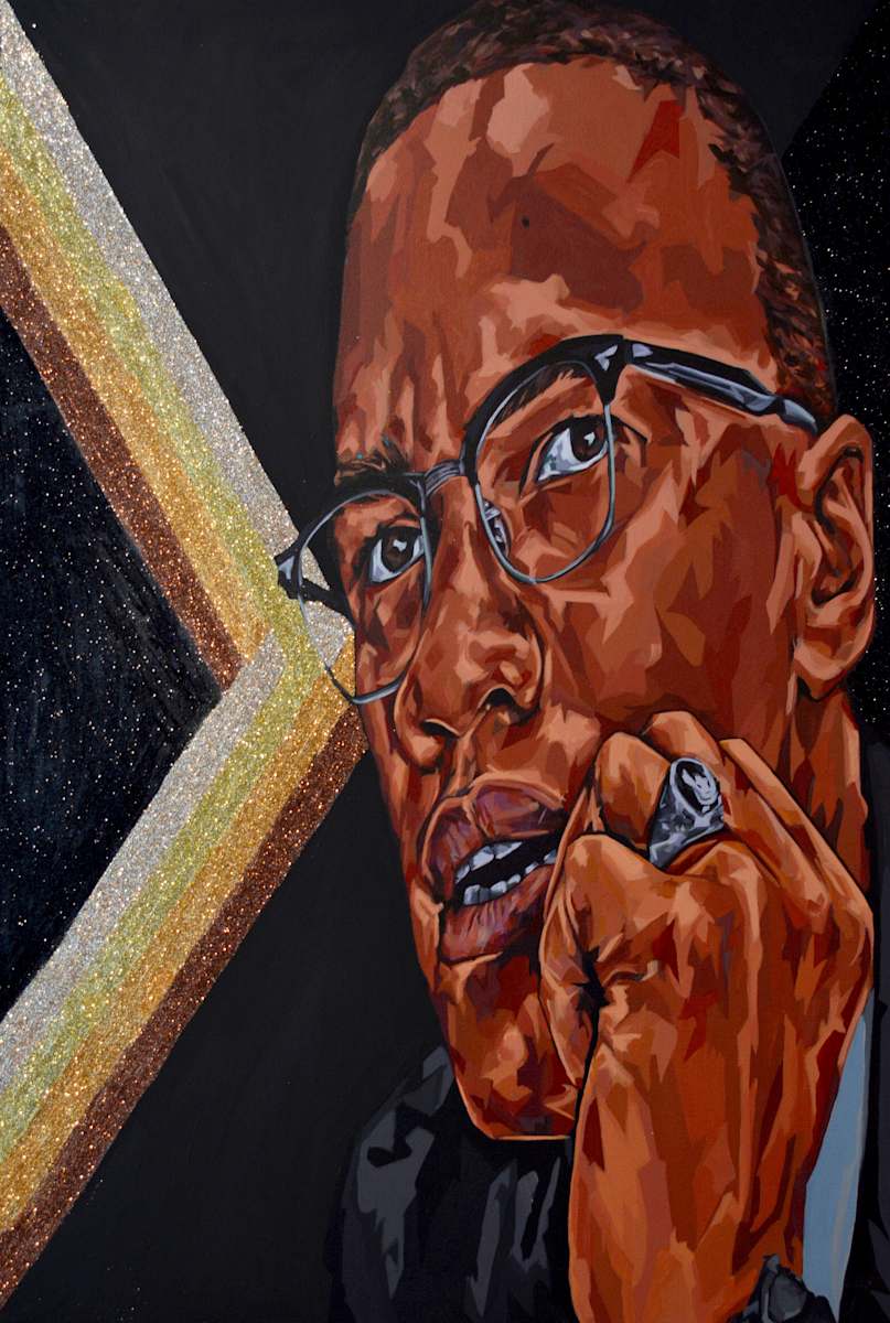 61.04 | malcolm x by Yvonne Ferguson, Image 1.