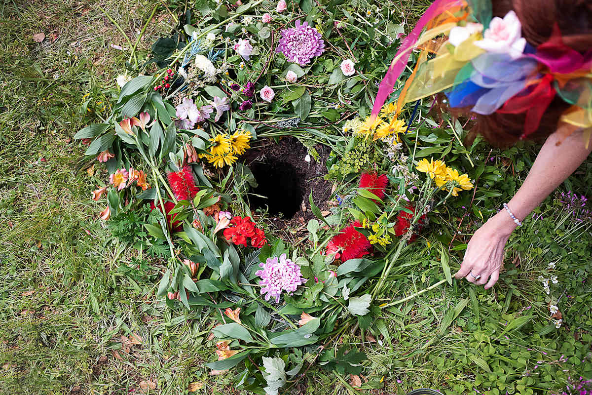 Decorating The Maypole Hole by Jennifer Lothrigel 