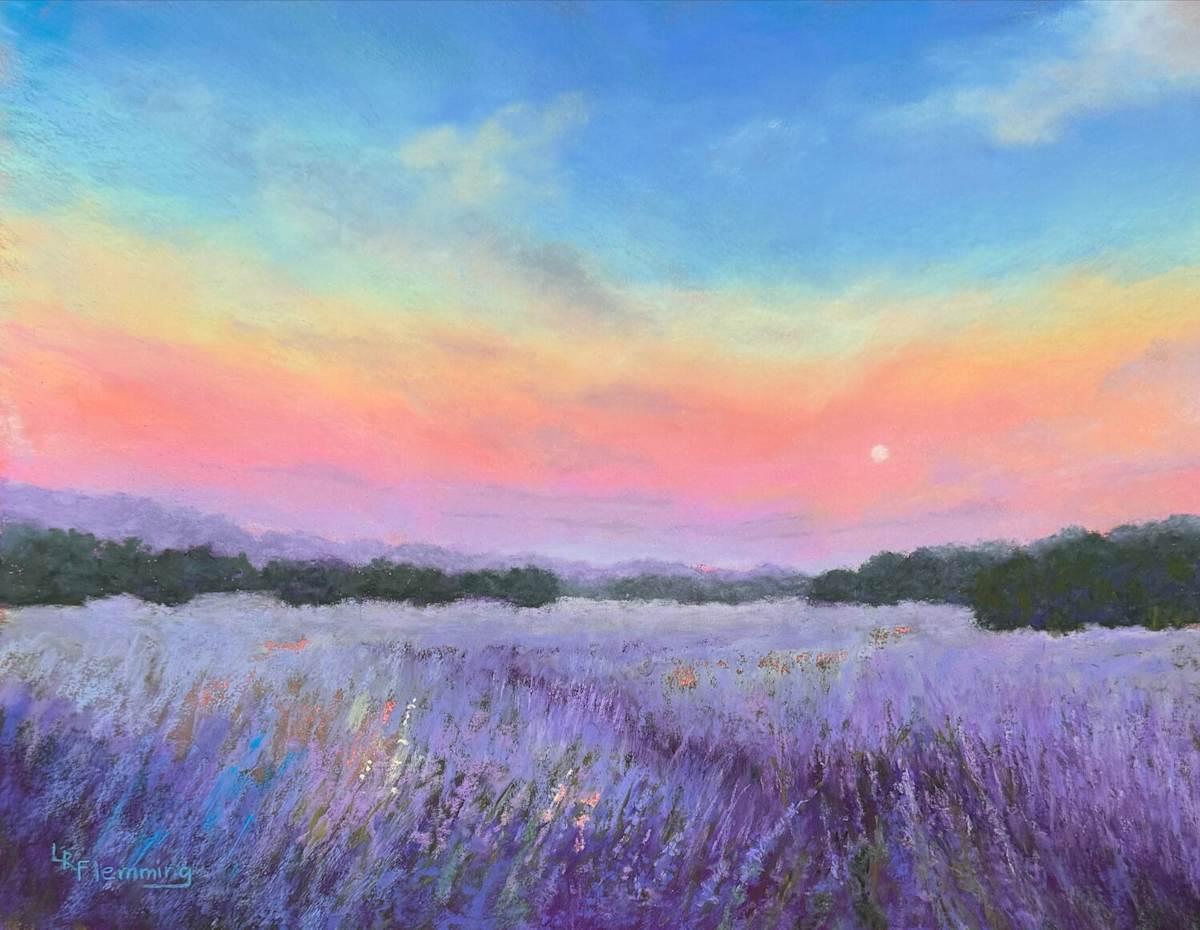 Lavender Moon Rise by Lynn Flemming 