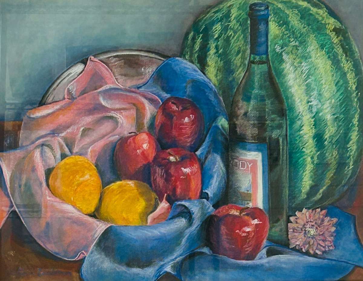 Still Life with Watermelon by Sharon Gribbin-Lindemon 