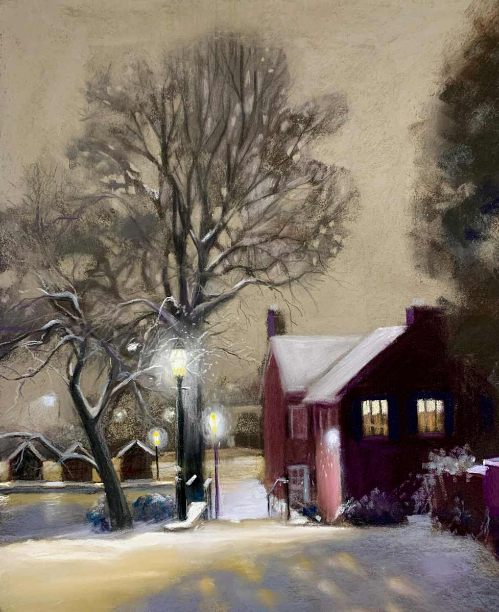 Bethlehem in the Snow by Lorraine Ricciardi 