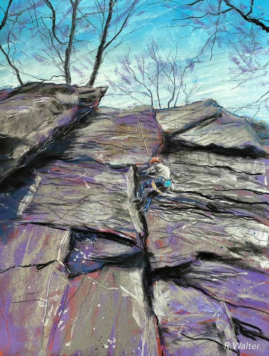 Ascending Carderock by Robert Walter 