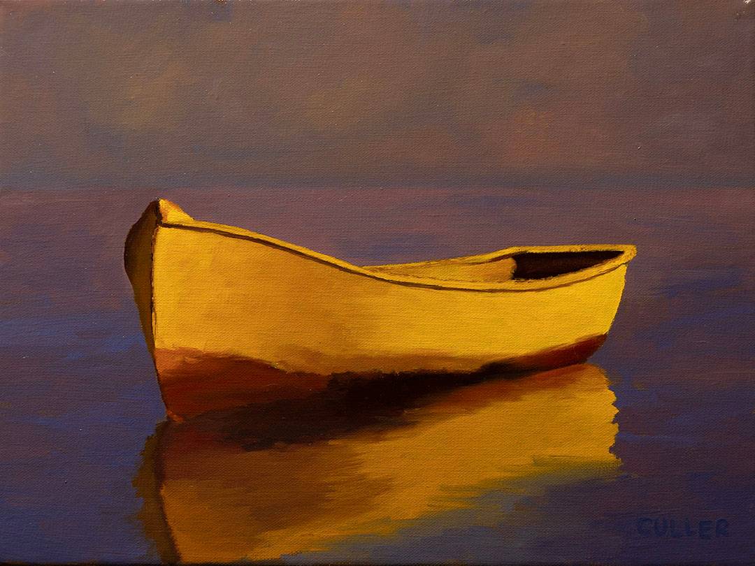 "Boat on Purple" by Krissy Culler 