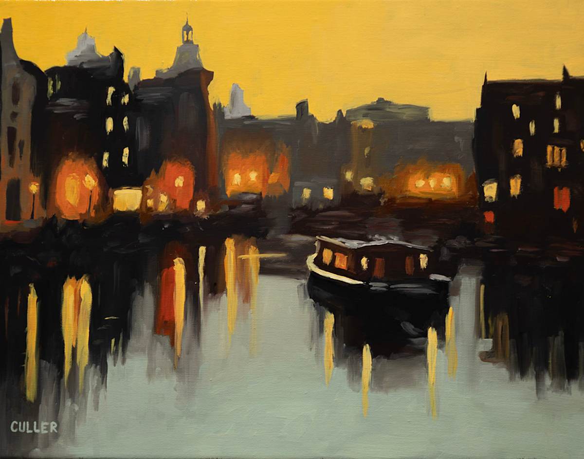 Harbor in Twilight by Krissy Culler 