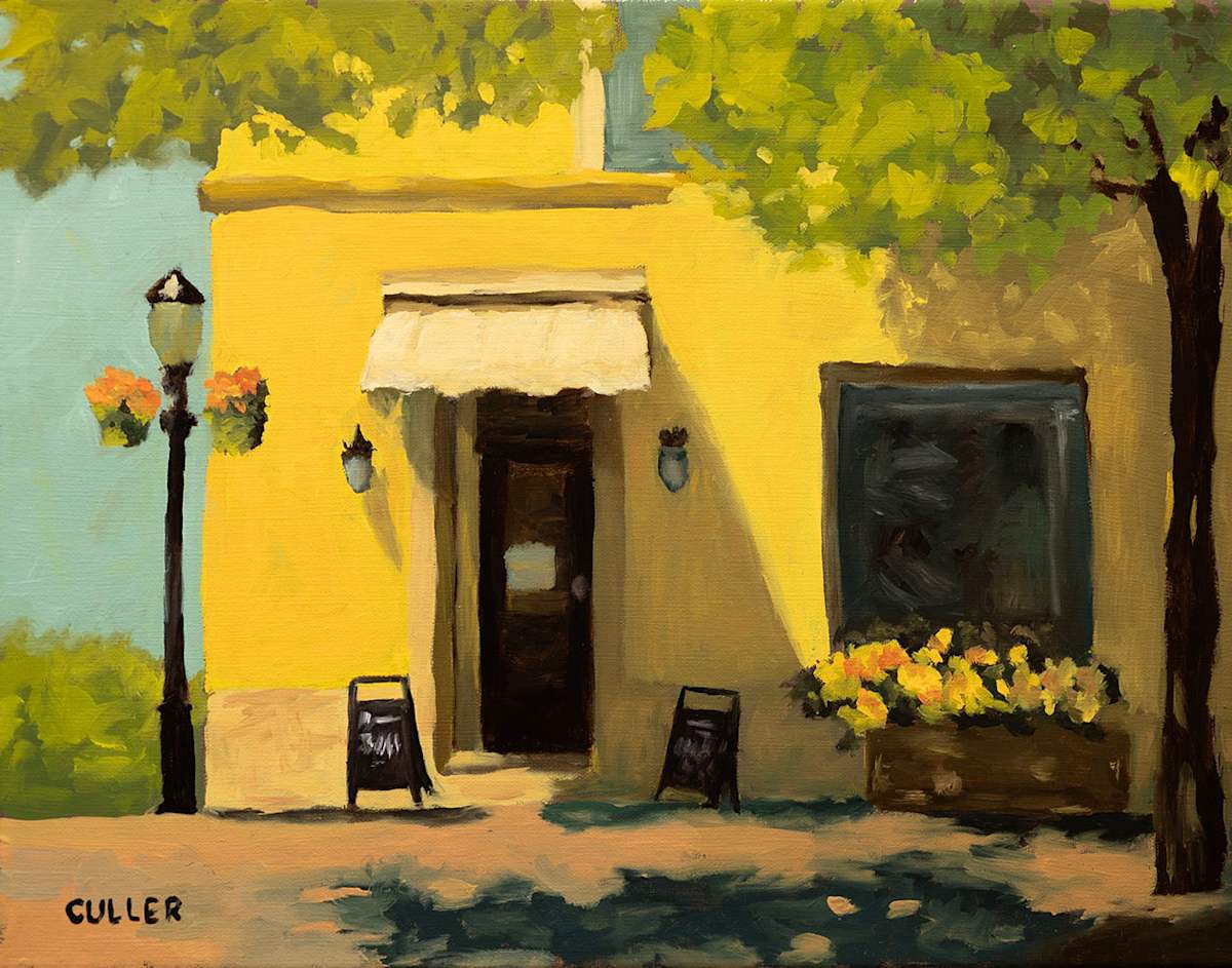 "Storefront in Yellow" by Krissy Culler 