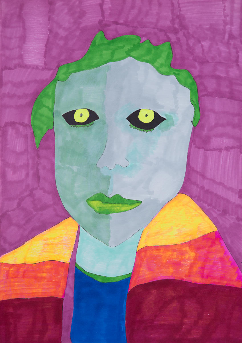 Queering by Caitlin Kozman  Image: Caitlin Kozman, Queering 006, 2022, 42 x 29.7 cm, marker on paper