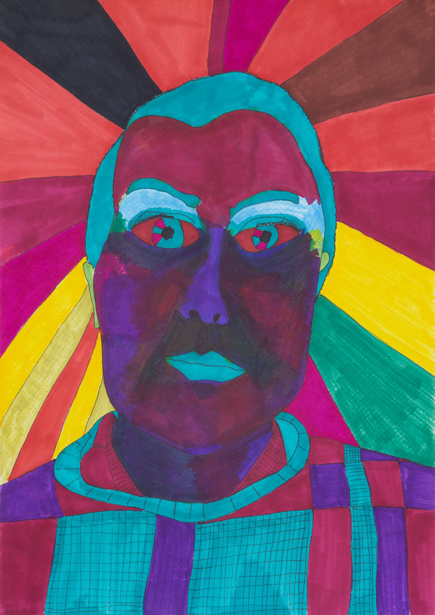 Queering by Caitlin Kozman  Image: Caitlin Kozman, Queering 010, 2022, 42 x 29.7 cm, marker on paper