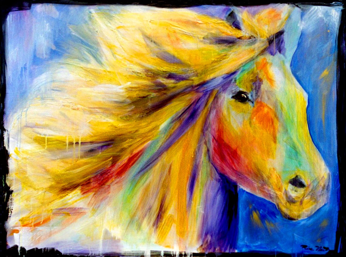 Rainbow Run by Rive Nestor 