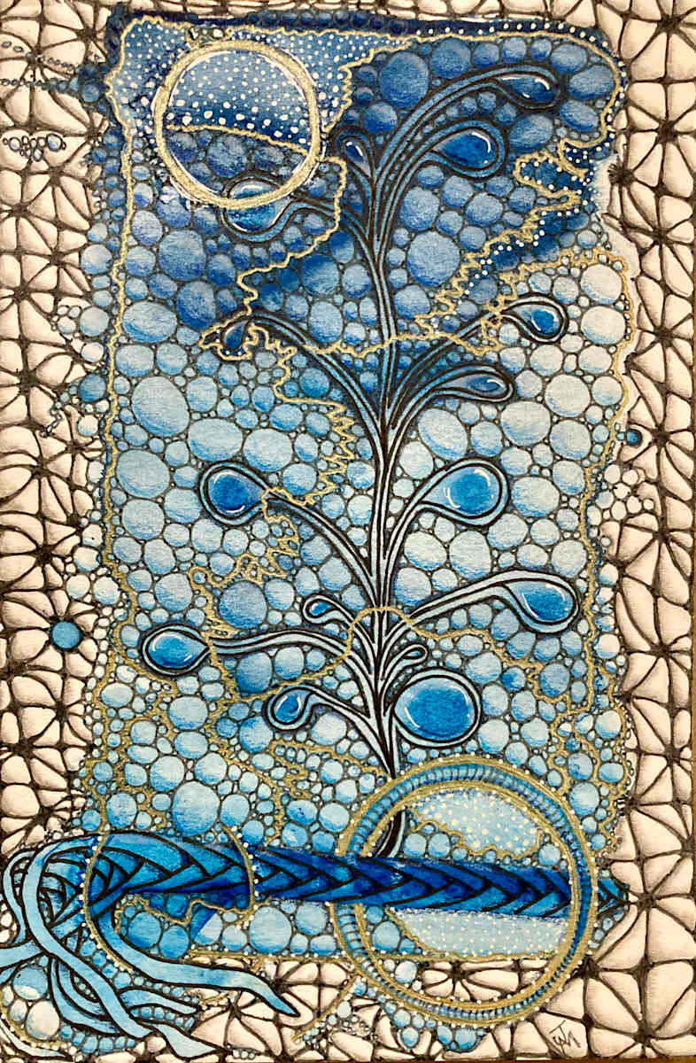 Azure Dreams by Jenny Mahan  Image: 100 Day Project 2025 #2