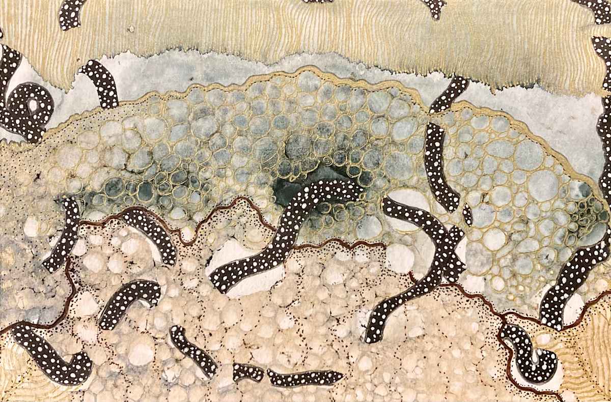 Celestial Worms by Jenny Mahan  Image: 100 Day Project 2025 #27