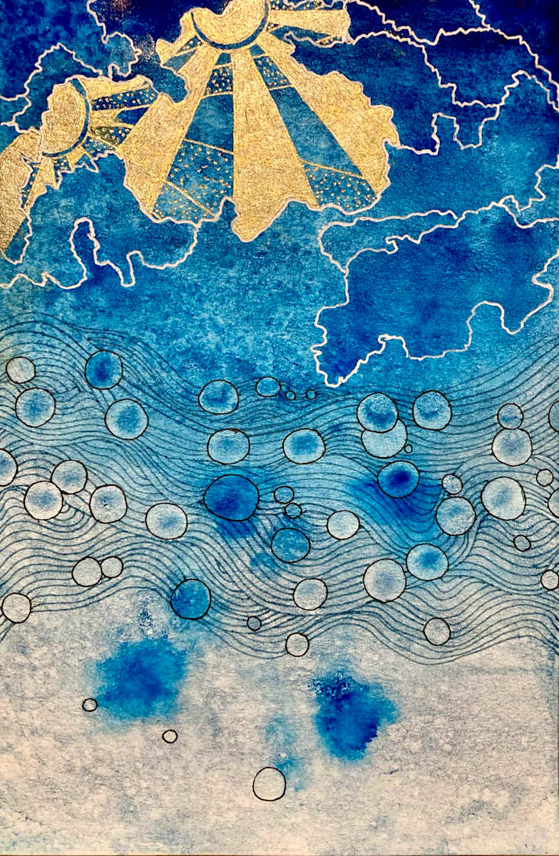 Cloudburst by Jenny Mahan  Image: 100 Day Project 2025 #23