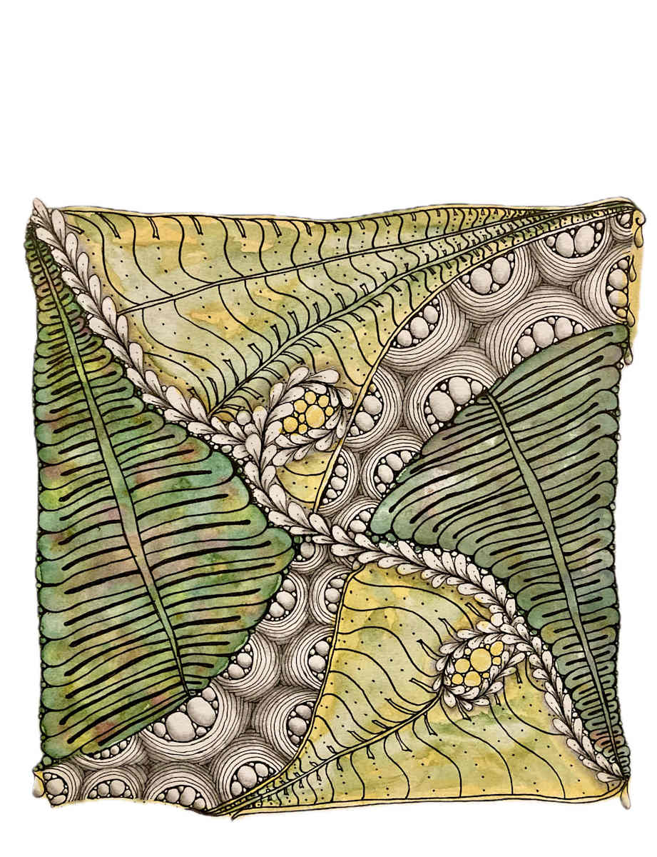 Fronds and Fissures by Jenny Mahan  Image: 100 Day Project 2025 #12