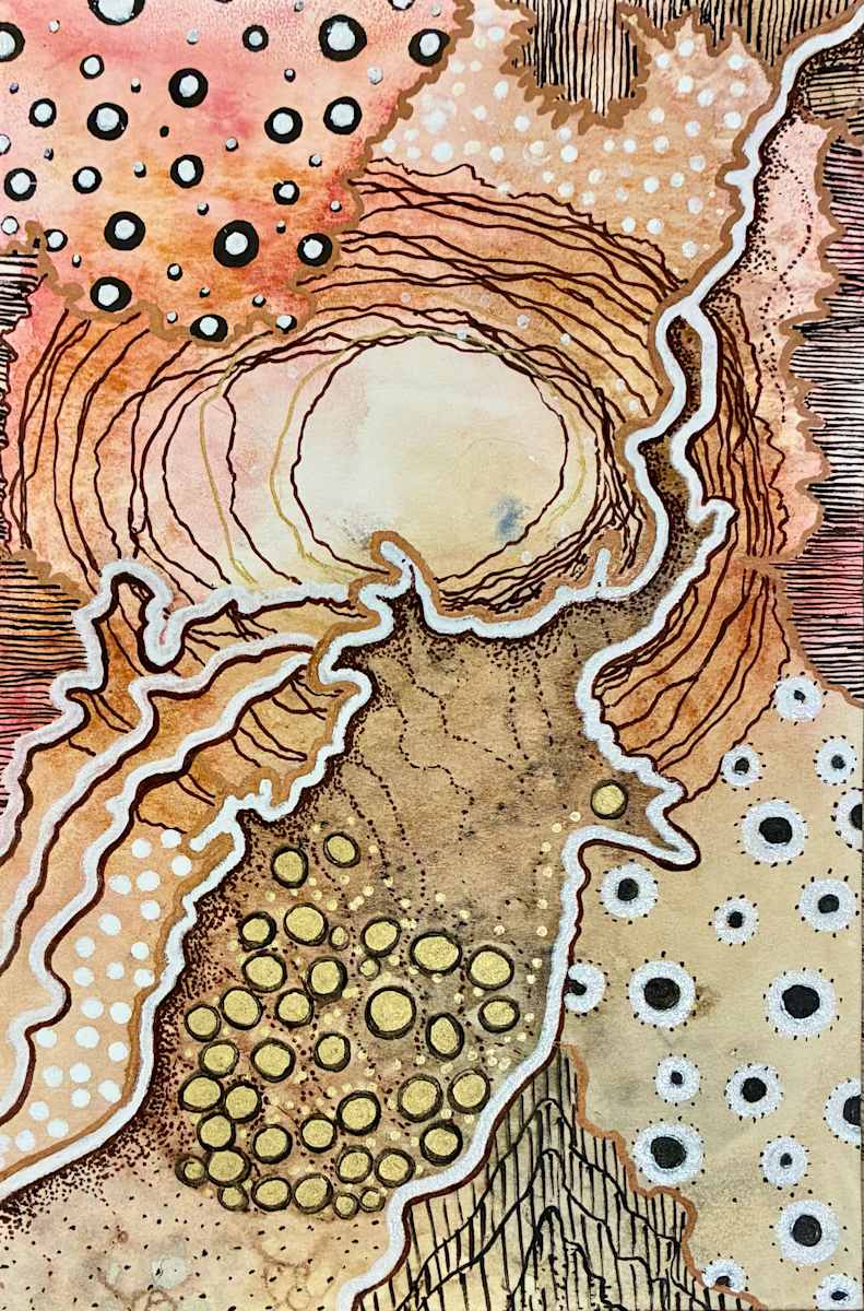 Mind Map by Jenny Mahan  Image: 100 Day Project 2025 #50